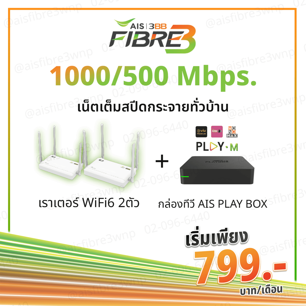 เน็ตเต็มสปีด กระจายทั่วบ้าน