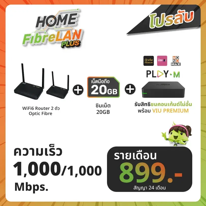 1000Mbps HomeFibre 2 Room