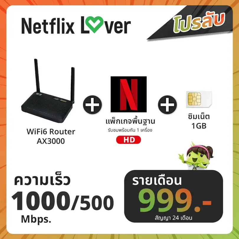 1000mbps Netflix Lover