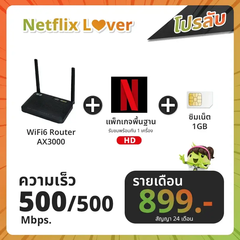 500mbps Netflix Lover